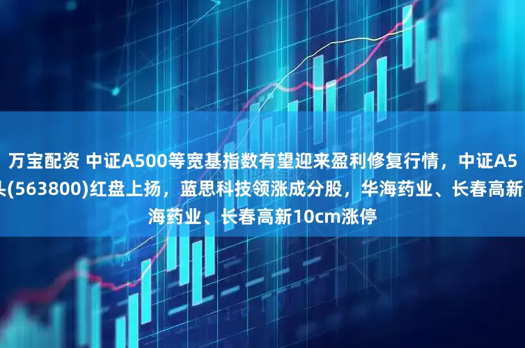 万宝配资 中证A500等宽基指数有望迎来盈利修复行情，中证A500ETF龙头(563800)红盘上扬，蓝思科技领涨成分股，华海药业、长春高新10cm涨停