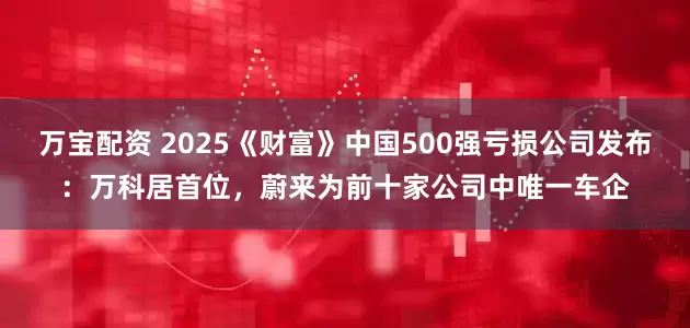 万宝配资 2025《财富》中国500强亏损公司发布：万科居首位，蔚来为前十家公司中唯一车企